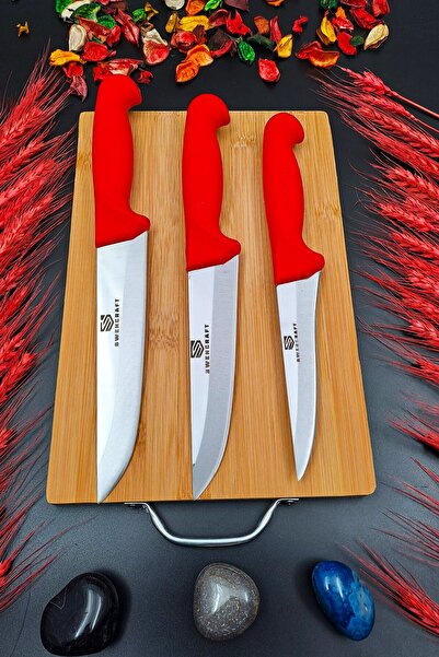 Castle Swencraft 4'lü Set Bambu Kesme Tahtası Mutfak Et Ekmek Sıyırma Sebze B...