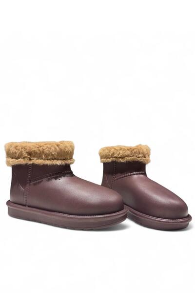Melissa Boutique Kadın Acı Kahve Cilt İçi Kürklü Su Geçirmez Kar Botu