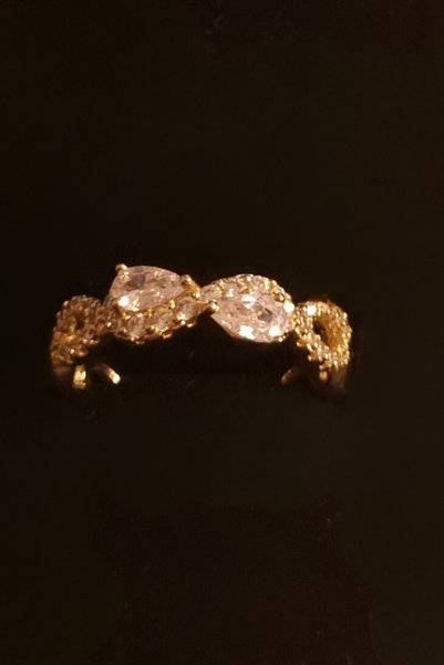 ayışığı Xuping Thin Stone Ring