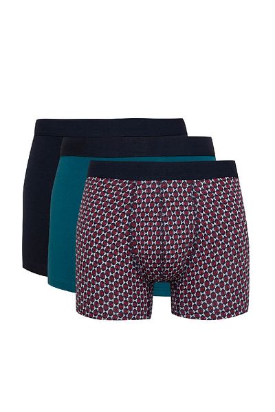 DeFacto Bedruckte 3-teilige Boxershorts mit normaler Passform C3269ax24cw
