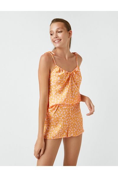 Koton Strappy Gathered Top