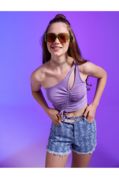 Koton One Shoulder Window Detailed Athlete