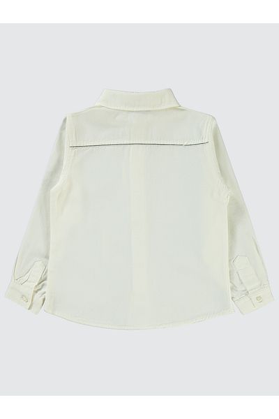 Pierre Cardin 2-5 Years Old Boy's Shirt - Ecru