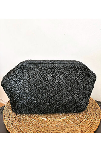 Handmade Burslu çanta hasır çanta