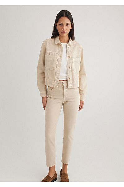 Mavi Tanya Gold Premium Stone Cream Jeansjacke 1110477 -88596