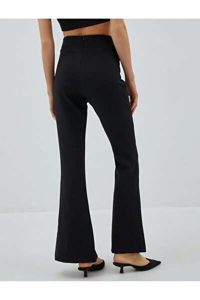 Koton Yırtmaçlı Pantolon İspanyol Paça Slim Fit