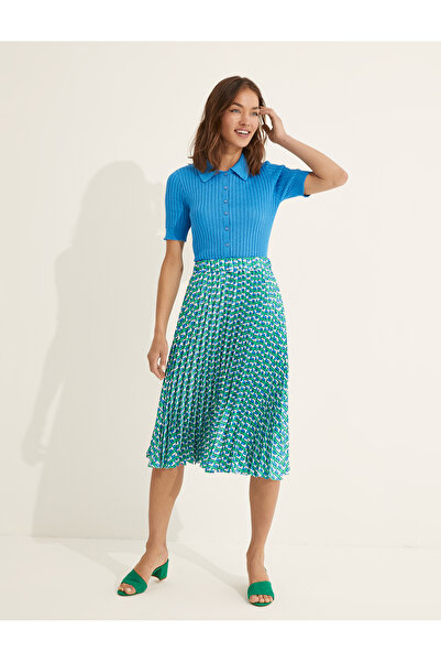 Koton Melis Ağazat X - Μίντι φούστα με πλισέ σχέδιο