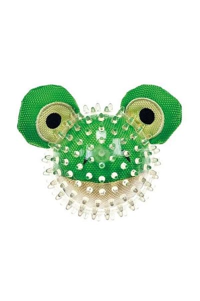 İmac Imac Plastic Ball and Cloth Frog Plush Dog Toy