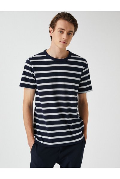 Koton Basic T-Shirt Crew Neck Short Sleeve Slim Fit