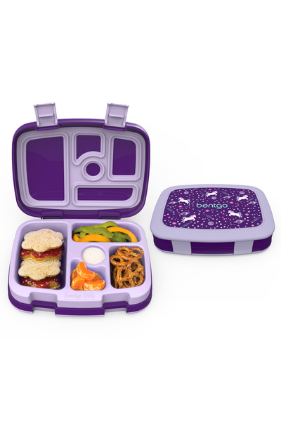 Bentgo مطبوعات أطفال صندوق غداء يونيكورن