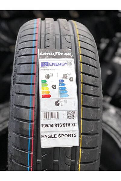 Goodyear 195/55R16 91V Eagle Sport 2 XL Oto Yaz Lastiği (Üretim Yılı: 2023)