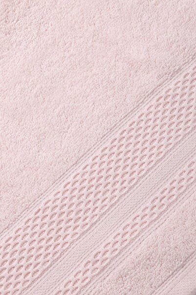 Bluenity Natural Cotton 2-Piece Bath Towel Soft Rare 90x150 + 50x90 Powder