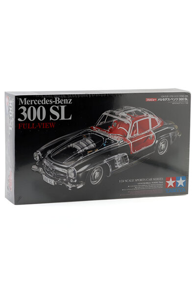 TAMIYA 1/24 Mercedes-Benz 300SL Full-View Version ( Şeffaf ) Plastik Araba Maket Kiti, Demonte Hobi Seti