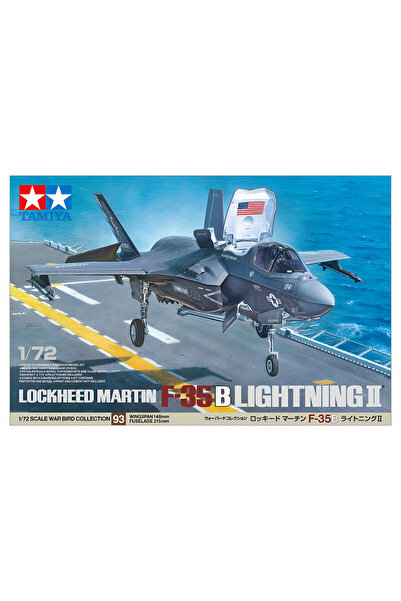 TAMIYA 1/72 US. Lockheed Martin F-35B Lighning II Plastik Uçak Maket Kiti, De...