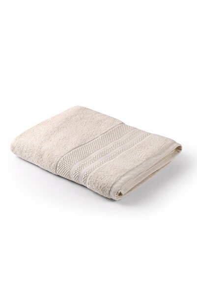 Bluenity Extra Soft 100% Cotton Softy Body Towel - 70X140 Cm Ecru
