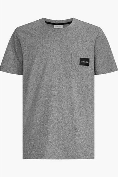 Calvin Klein Logo Slim Fit Pocket Institional Print T-shirt
