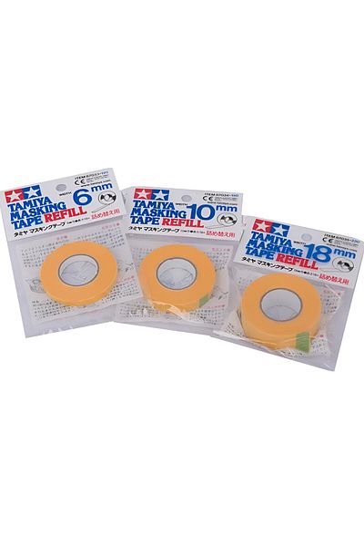 TAMIYA Masking Tape with 18mm Backup and Hobby Painting Material