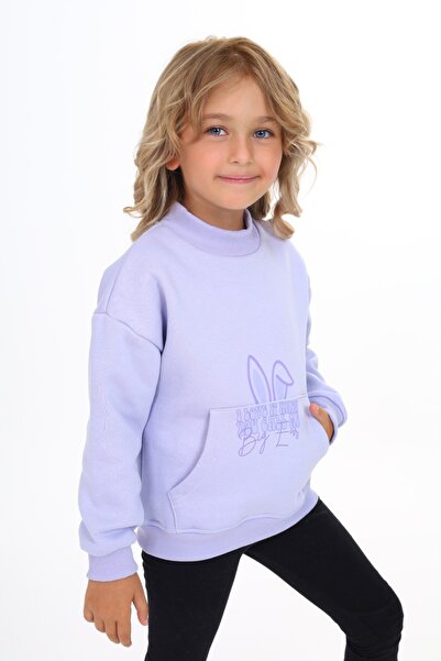 Toontoy Girl's Printed Sweatshirt