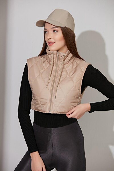 ALEXANDERGARDI Кроп-жилет Kapitone (B21-909YL)