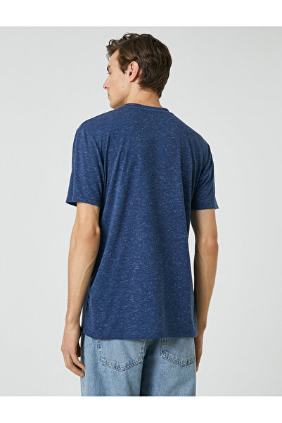 Koton Základní tričko Crew s krátkým rukávem Slim Fit