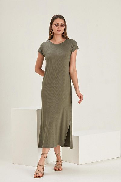 ALEXANDERGARDI Long Dress with Slit (B20-1647)