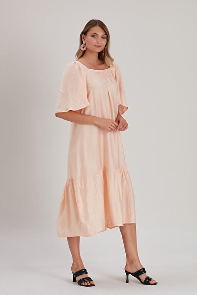 ALEXANDERGARDI Φόρεμα με τετράγωνο γιακά (B21-422)