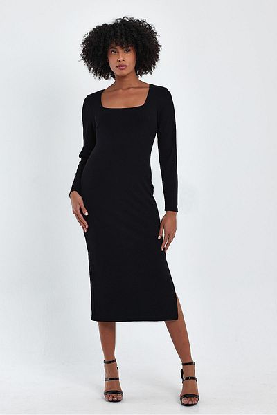ALEXANDERGARDI Rochie cu guler pătrat (B23-00170)