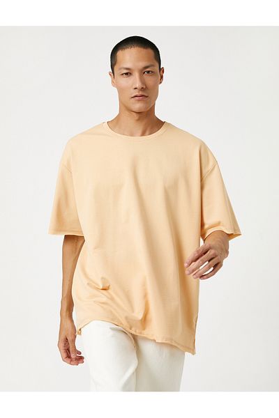 Koton Basic Oversize T-Shirt Crew Neck Short Sleeve