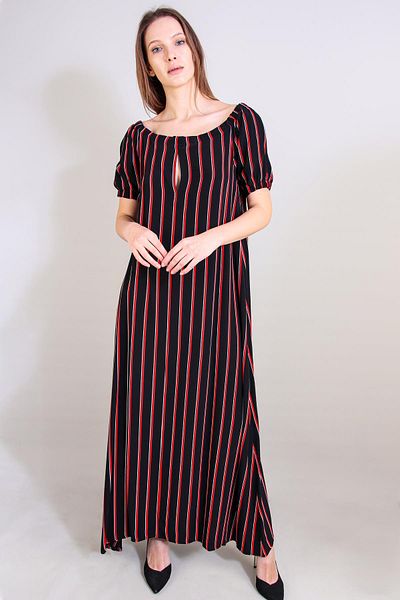 ALEXANDERGARDI Rochie lungă maxi cu guler Carmen (B20- 139309 )