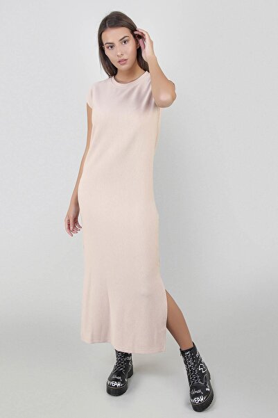 ALEXANDERGARDI Kadın Yırtmaçlı Uzun Elbise (B20-1647)