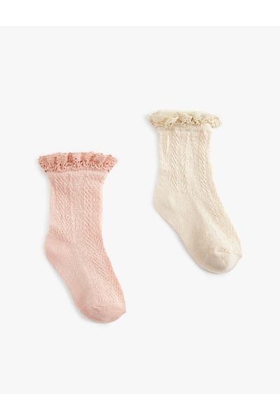 Koton 2 Pack Lace Socks