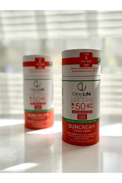 cliniclife Anti-Blemish and Brightening Sunscreen 50+ Spf 100 ml Set of 2