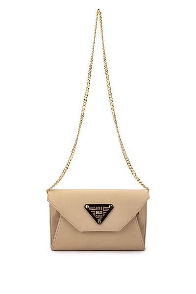 Dolce Women's Vegan Beige Messenger Bag