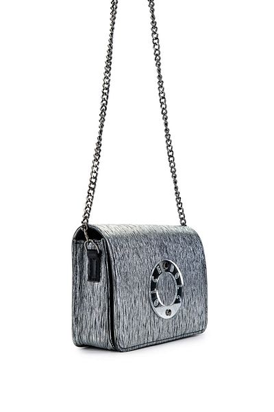 Dolce Women's Vegan Anthracite Messenger Bag