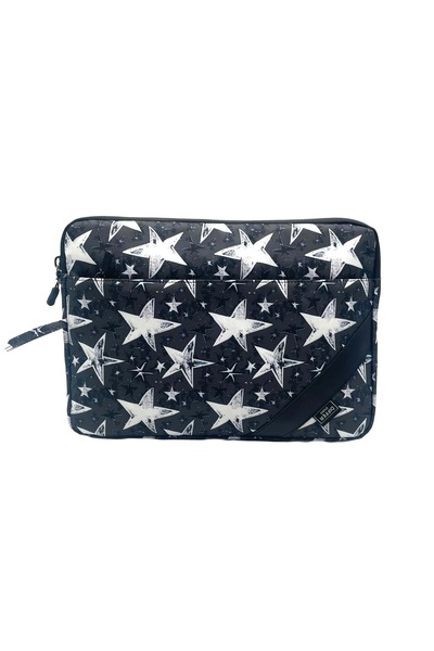 Differ Studio Unisex 13-14'' Star Pattern Γκρι θήκη/τσάντα για φορητό υπολογιστή