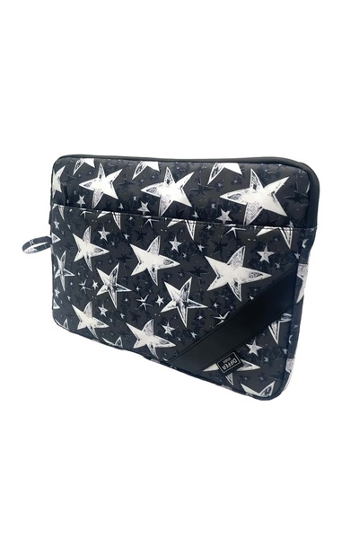 Differ Studio Unisex 13-14'' Star Pattern Γκρι θήκη/τσάντα για φορητό υπολογιστή