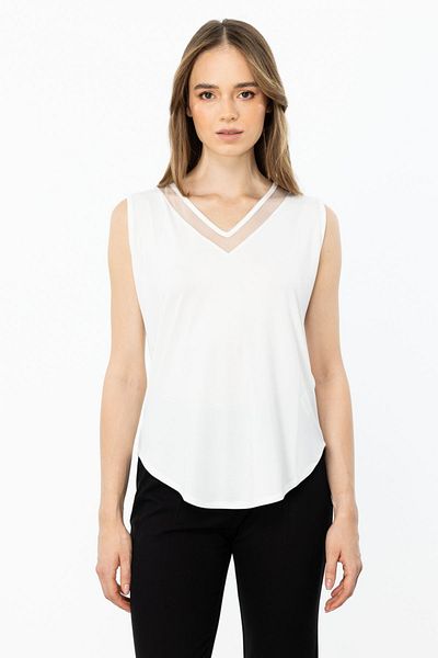 ON Basic Blouse - Mesh Detail