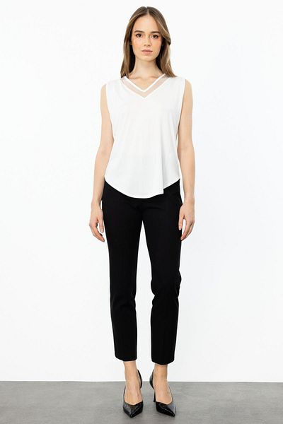 ON Basic Blouse - Mesh Detail