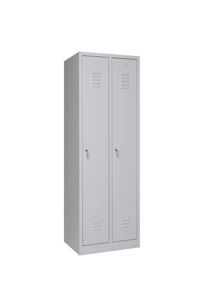 Furni24 Metal Soyunma Dolabı 60x50x180cm, Elbise Dolabı, Kilitlenebilir Dolap...