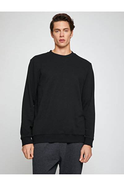 Koton Basic Crew Neck Sweatshirt Long Sleeve