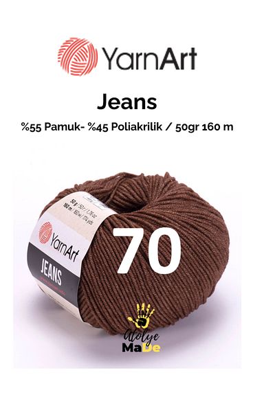 Yarnart 70 Μοντέλα Soft Coton Baby Jeans - Amugurimi Knitted, 55% βαμβάκι