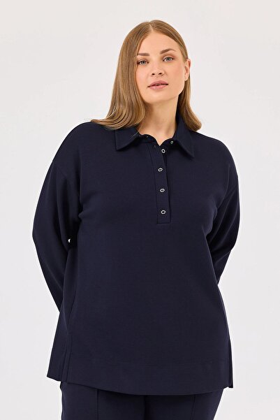 Gala-Xi 10002422314002   Μπλε μπλέ casual φούτερ