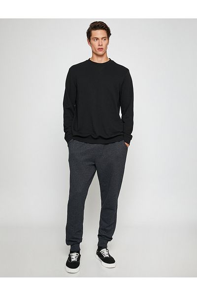 Koton Μακρυμάνικο φούτερ Basic Crew Neck