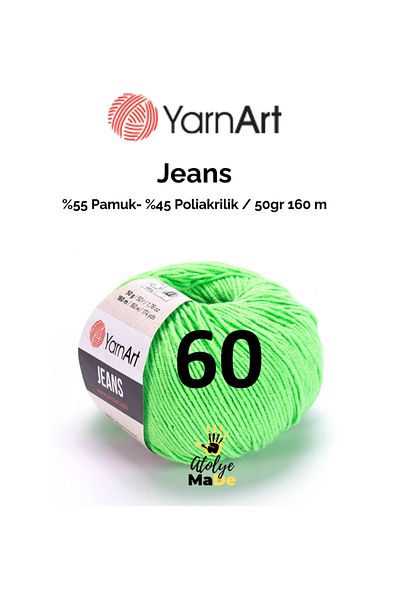 Yarnart 60 Amugurimi Baby Jeans - Μαλακό βαμβάκι, 55% βαμβάκι