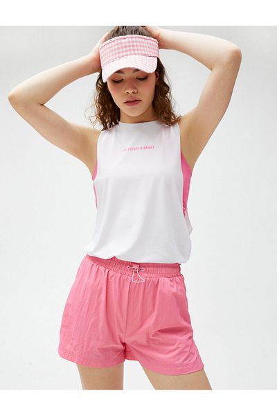 Koton Bedrucktes Relax-Fit-Sport-Tanktop
