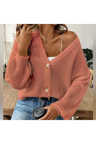 leyla sanat sanata yeni bir bakış açısı Leyla Sanat a New Perspective on Art Women's Long Sleeve Button Detail Knitwear Blouse