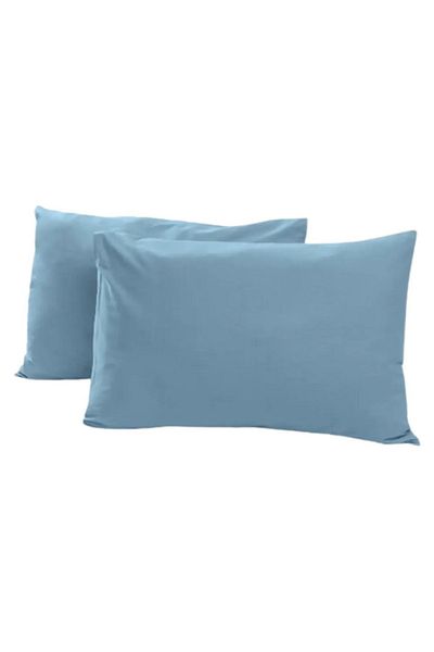 GERCELLA 100% bumbac 2 bucăți 50x70 cm husă de pernă culoare benzină