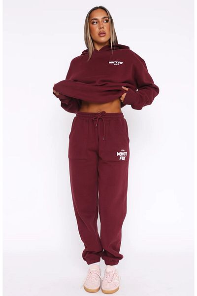The Champ Clothing Wf Women Vol 3 Printed 100% Cotton Red Velvet Hooded Oversize Hoodie