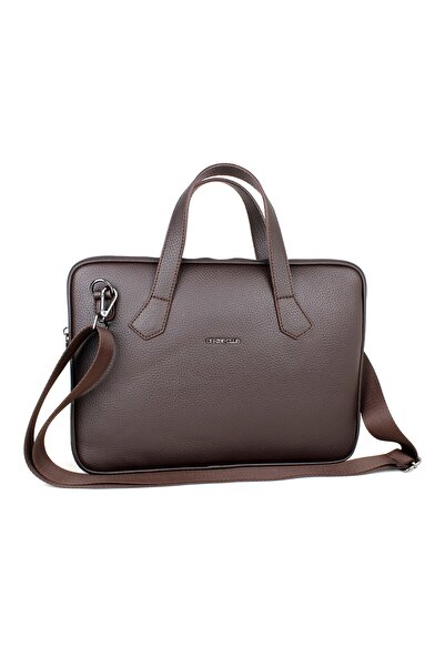deri,se club Дамска кафява чанта за лаптоп 13,6 инча