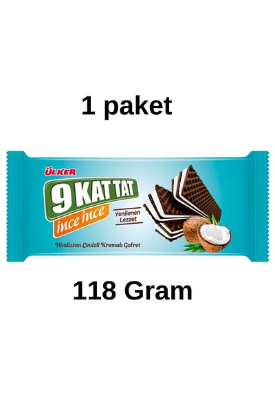 Ülker Coconut 9 Layers Taste Fine Thin - 114 g